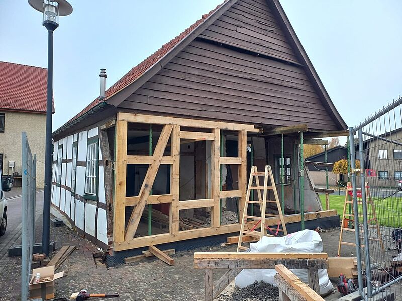 Fachwerk Südseite