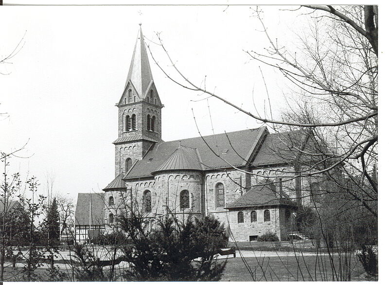 Schledehausen 1980 kath Kirche Bödeker